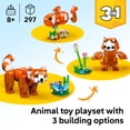 thumbnail image 3 of LEGO Creator 3 in 1 Cute Animals: Red Panda - Building Toy for Girls & Boys, Ages 8+ - 3 Building Options - Bookshelf or Bedroom Decor - Gift Idea for Kids - 31394, 3 of 7