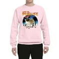 thumbnail image 2 of Wild Bobby, Cute Pug Life Living, Animal Lover, Unisex Crewneck Graphic Sweatshirt, Light Pink, X-Large, 2 of 4