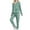 Green|Stripes, variant on Womens Tracksuits 2 Piece Outfits Full Zip Sweatshirt Hoodie Jacket and Elastic Drawstring Long Pant Sets Sportswear (XL, White|Dots)