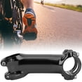 thumbnail image 3 of Elevador de aleación de aluminio negro de 100 mm para bicicletas de carretera, vástago de bicicleta de montaña ajustable a 17°, 3 of 8