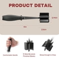 thumbnail image 2 of Bohorizon Meat Chopper Ground Beef Chopper Masher Kitchen Tool Cooking Utensil (Black), 2 of 6