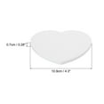 thumbnail image 2 of Uxcell 6Pcs Posavasos Absorbentes de Mármol Blanco en Forma de Corazón con Respaldo de Corcho Antideslizante para Hogar y Oficina de 4.3 pulgadas, 2 of 5