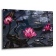 thumbnail image 2 of Epic Art 'Waterlilies' by Elise Catterall, Acrylic Glass Wall Art, 36"x24", 2 of 8