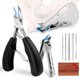 thumbnail image 1 of Cortaúñas para uñas gruesas con kit de 8 piezas para eliminar uñas encarnadas, resistente y para personas mayores., 1 of 5