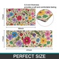 thumbnail image 7 of Pioneer Flower Floral Print Pattern Kitchen Rugs Sets Of 2,Anti Fatigue Kitchen Mat Rugs Non Slip Washable,Decorative Kitchen Floor Mats for Kitchen,Sink,Laundry,17"x30"+17"x47", 7 of 7