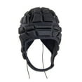 thumbnail image 2 of DYNWAVECA Casque de Rugby pour Enfants Casque de Soccer Rembourrage Doux Couvre-Chef Universel de Soccer pour Planche à Roulettes Drapeau de Soccer Soccer Extérieur S Noir, 2 of 10