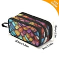thumbnail image 4 of FORMRS Pencil Case with 3 Compartments Zipper Pouch, Elementary School Level and up, Vibrant Dragon Scales Pattern, 4 of 8