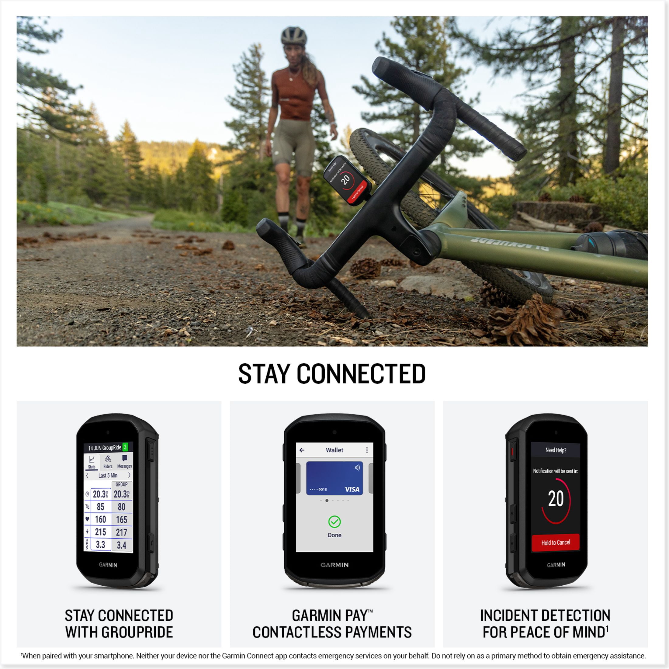 Garmin Edge 850, Compact GPS Cycling Computer, Vivid Color Touchscreen Display, Bike-Specific Mapping, Advanced Training and Performance Insights
