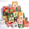 thumbnail image 2 of 24 Pcs DIY Christmas Advent Calendar Boxes, 24 Days Advent Countdown Gift Boxes, Christmas Cardboard Number Boxes for Kids and Family, Xmas Holiday Decoration, 2 of 6