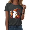 thumbnail image 2 of Leey-World Halloween T Shirts for Womens Halloween Tshirt Fall Tee Shirt Funny Graphic Clothes Halloween Shirt for Women, 2 of 7