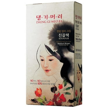 Daeng Gi Meo Ri Herbal Cream Hair Dye - Color : Med Brown