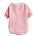 thumbnail image 3 of RotHome Pet Pullover T-Shirt for Small Cats and Dogs Soft Breathable Cotton Cat Shirts for Sphynx Hairless Kittens Apparel with Sleeves Comfortable Cat Recovery Suit Alternative Pink Small, 3 of 5
