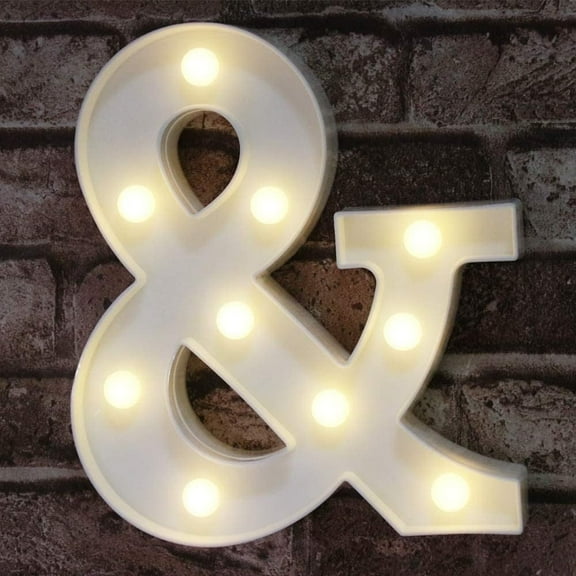 LED Marquee Letter Lights Sign, Light up Alphabet Letter for Home Party Wedding Decoration &