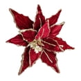 thumbnail image 3 of Arreglo floral navideño, corona de flores para bodas, para uso interior y exterior, decoraciones de invierno para año Nuevo, decoraciones navideñas pa Rojo, 3 of 8