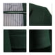 thumbnail image 4 of Abrigo largo y ajustado con un solo pecho, informal y grueso para hombre, 4 of 4