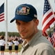 thumbnail image 5 of US 250th Anniversary Hat Adjust Washed Patriotic Baseball Cap USA Flag Celebrate 250 Years, 5 of 6