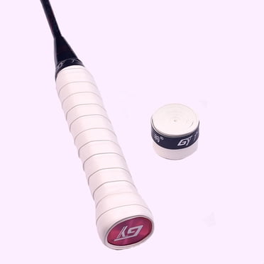 GLFILL Upgrade Your Grip with Nonslip Grip Tape Tennis Badminton & Squash Rackets White