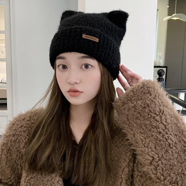Xihbxyly Sombrero de Pescador con Estampado de Cuadros, Gorro Cálido de Invierno, Gorro Suave y Elástico, Ligero y Plegable, Accesorio para Exteriores para Mujer, Estilo Urbano Chic, Estilo Informal,
