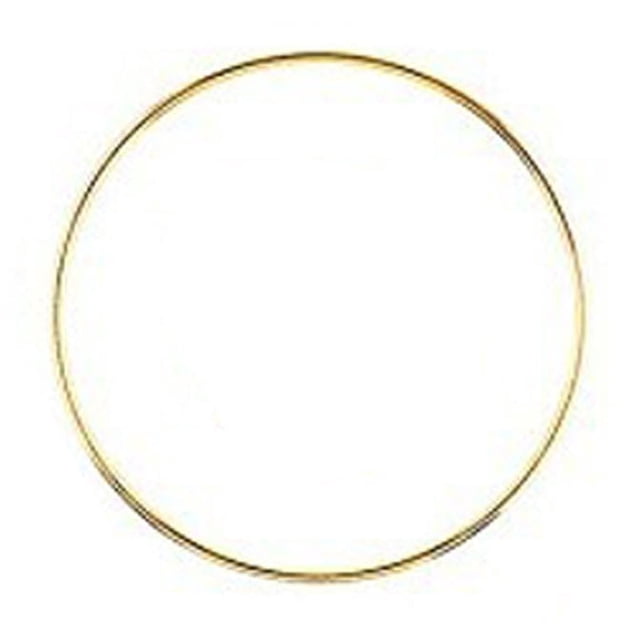 Tumotour Mobile Metal Rings Wall Hanging Ring DIY Lace Ring Suitable For Wedding Garland Decoration Gold