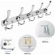 thumbnail image 3 of Wall Hook Stainless Steel Coat Hooks For Coat/towel/hat Rack Silver (2 Pack 20 Hooks), 3 of 5
