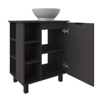 We Have Furniture Stites Vanity Sink, Bathroom, Black