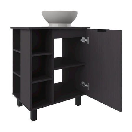 We Have Furniture Stites Vanity Sink, Bathroom, Black