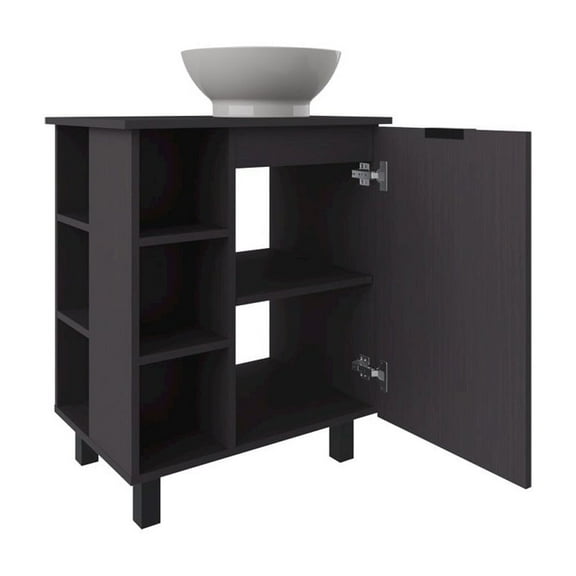 We Have Furniture Stites Vanity Sink, Bathroom, Black