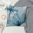 thumbnail image 2 of COMIO Minimalist Pillow Covers, Modern Art Style Throw Pillows Blue Floral Print Decorations Pillowcase Outdoor Decor Farmhouse Cushion Case for Home Bedroom Living Room, 2 of 5