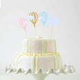thumbnail image 4 of Hot Air Balloon Cake Topper, 30PCS White Cloud Hot Air Balloon Cake Cupcake Toppers Muffin Food Fruit Picks Baby Shower Birthday Party Favors Supplies, 4 of 5
