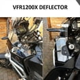 thumbnail image 5 of Motorcycle Windshield for VFR1200X, 2012-2015, Smoky Gray, 5 of 5