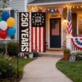thumbnail image 1 of 250th Anniversary Independence Day Banner Celebration for Window Wall Home Outdoor, 1 of 5