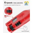 thumbnail image 2 of Molinillo de uñas para perros Casfuy Quiet de 6 velocidades con 2 luces LED rojas, 2 of 9