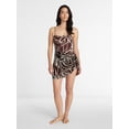 thumbnail image 2 of Time and Tru Women's and Women's Plus Mini Sarong Coverup with Ring Buckle, Sizes S/M-1X/2X, 2 of 5