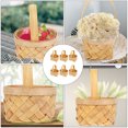 thumbnail image 2 of 6pcs Decorative Wooden Woven Basket Portable Basket Multi-purpose Baskets, 2 of 7