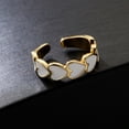 thumbnail image 4 of Open Ring Heart Adjustable - Trendy Cute Midi Ring Jewelry Finger Ring, 4 of 4