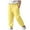 Yellow, variant on Ccpelsie Boy's Wide Leg Cargo Baggy Sweatpants Casual Sports Jogges Long Trousers with Pockets(Yellow,5-6 Years)
