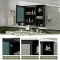 thumbnail image 5 of Euroco 3-in-1 Bathroom Mirror Cabinet, 42 inch Wall Mounted Medicine Cabinet with Adjustable Shelf & Soft Close Door, High-Define Mirror with Storage for Bathroom Vanity, 5 of 23