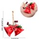 thumbnail image 2 of 8 pares de campanas de Navidad rojas, adornos de árbol de Metal, cascabeles de Navidad para envolver regalos, árbol de Navidad, manualidades decorativas para el hogar Rojo Verde RV011031-00970SDJ, 2 of 5