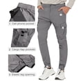 thumbnail image 4 of SPECIAL MAGIC Men's Cargo Hiking Pants Lightweight Quick Dry Water Resistant Jogger Pants with Stretch Fabric and Multi Pockets, 4 of 6