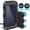 Blue 49800mAh Upgrade, variant on Portable 49800mAh Solar Power Bank for Camping, Dual USB Ports, LED Flashlight & Compass, Orange