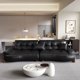 thumbnail image 4 of Foam Relaxing Cozy Sofa Chairs Fancy Lazy Simple Designer Puffs Sofa Modern Lounge Divano Soggiorno Living Room Furniture My Lux Decor Round, 4 of 6