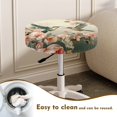 thumbnail image 3 of SEANATIVE Floral Hummingbird Round Stool Covers Size S Reusable Round Bar Stool Cover with Elastic Edge 2 PCS Dustproof Stool Cushion Covers Round Decoration, 3 of 7