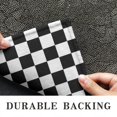 thumbnail image 6 of Black and White Checkered Pattern Door Rugs,Washable Non Slip Door Mats Indoor,Decorative Door Mats,Entry Mat Indoor for Entrance,Bedroom,Kitchen,Bathroom,17"x30", 6 of 6