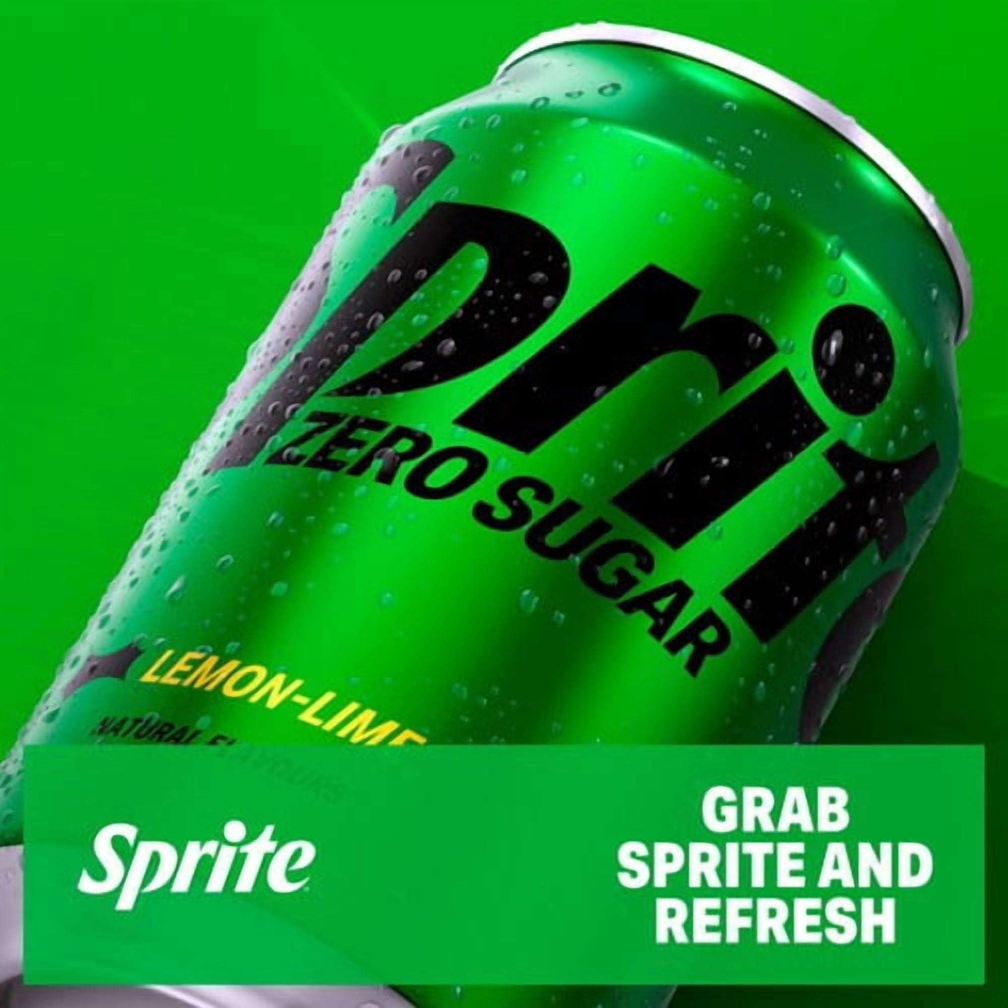 Sprite Zero Sugar 6 x 250ml, British Import (Pack of 2)