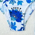 thumbnail image 4 of Gymvis Womens Swimsuit Set Bathing Suits,Womens Bathing Suit,One Piece Print,Blue, 4 of 9