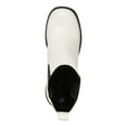 thumbnail image 3 of MADDEN GIRL Womens White 1" Platform Goring Tippah Round Toe Block Heel Chelsea 10 M, 3 of 4