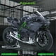 thumbnail image 4 of Kawasaki-motocicleta modelo H2R Ninja V4S S1000RR de aleación fundida a presión, vehículo de juguete, luces de transporte, todoterreno, autociclo, coche de juguete, 1:9, 4 of 5