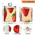 thumbnail image 4 of Ckdifva Lots Of Strawberries Storage Jar with Lid Acrylic Organization Storage Containers Set of 4, 4 of 7