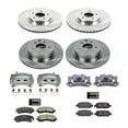 thumbnail image 2 of PowerStop Front and Rear Stock Replacement Brake Pad and Rotor Kit with Calipers Fits: INFINITI Select Models KCOE7584, 2 of 7