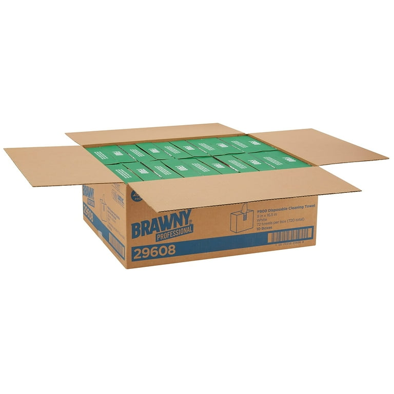 FLAX 900 Heavy Duty Cloths, 9 x 16.5, White, 72/Box, 10 Box/Carton FLAX 900 Heavy Duty Cloths, 9 x 16.5, White, 72/Box, 10 Box/Carton